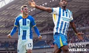 维尔贝克为布莱顿打进31粒英超进球，成为队史联赛第一射手